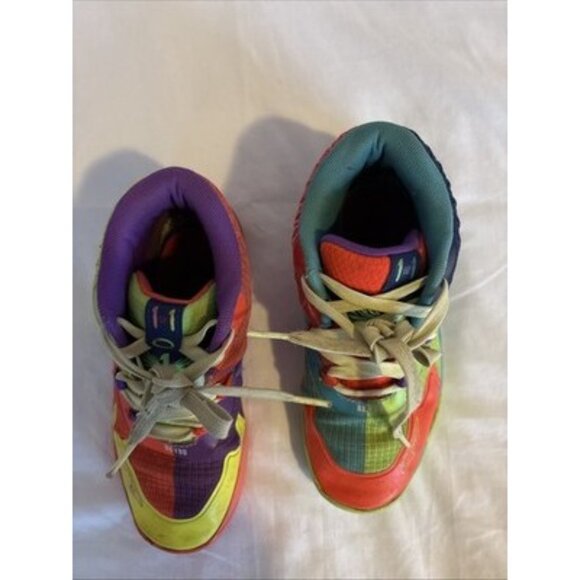 Puma LaMelo Ball MB1 Be You JR Shoes Size 2.5C Green Gecko/Red Blast - Picture 4 of 6